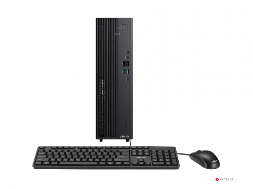 Системный блок ASUS D701SER-3141000050/BLACK/8.6L/I3-14100/8G/256G M.2 PCIE/Wi-Fi6E+BT5.4/dTPM/180W /USB KB & M/DOS/1yw