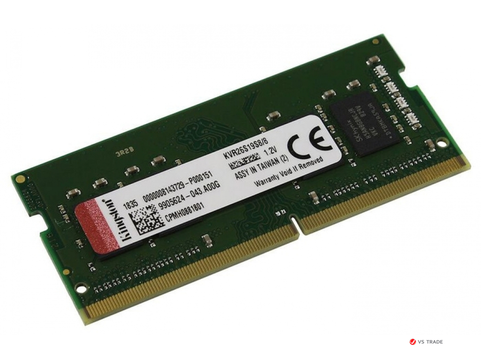 ОЗУ Kingston 8GB KVR26S19S8/8