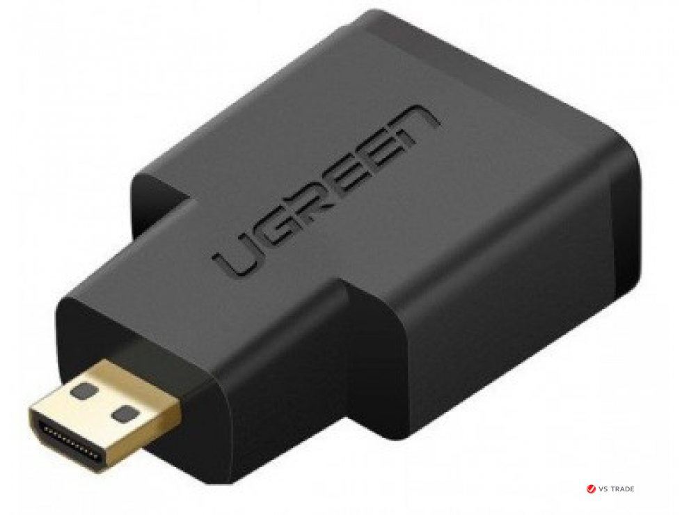 Адаптер UGREEN 20106 Micro HDMI Male to HDMI Female Adapter (Black)