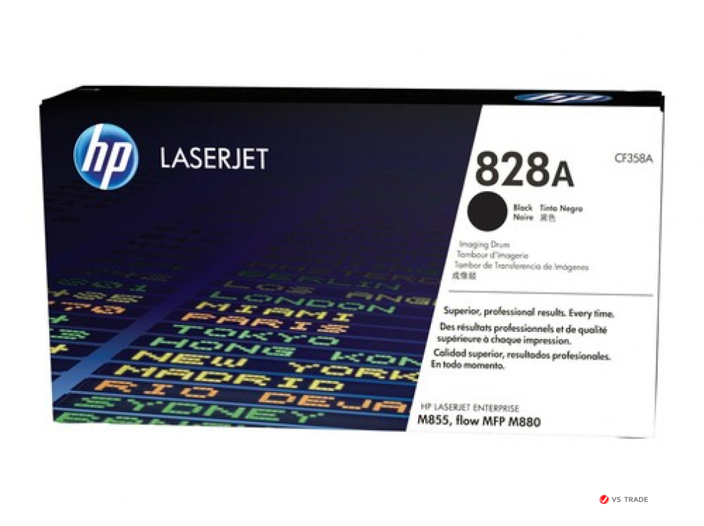 Картридж HP CF358A Dram, для принтеров HP ColorLaserJet M855XH series, черный