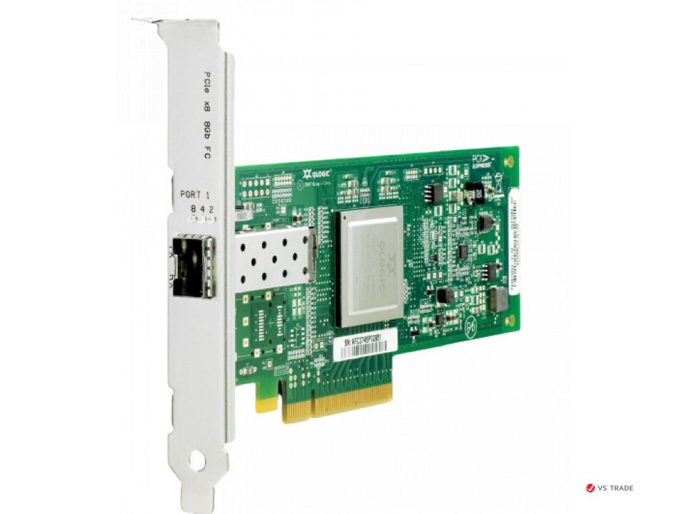 Адаптер FC 8Gb AK344A HPE 81Q 8Gb 1-port PCIe Fibre Channel Host Bus Adapter (PCIe 3.0 x8)