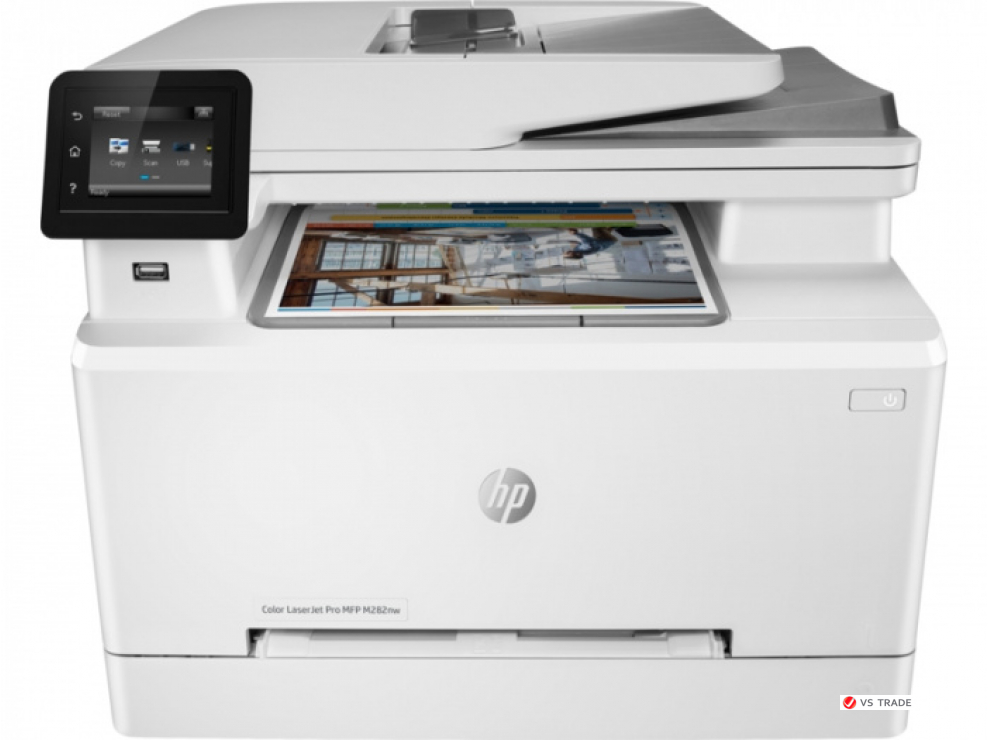 МФУ HP 7KW72A Color LaserJet Pro MFP M282nw, A4, печать 600x600dpi, сканер 1200x1200dpi, копир 600x600dpi, USB, WiFi