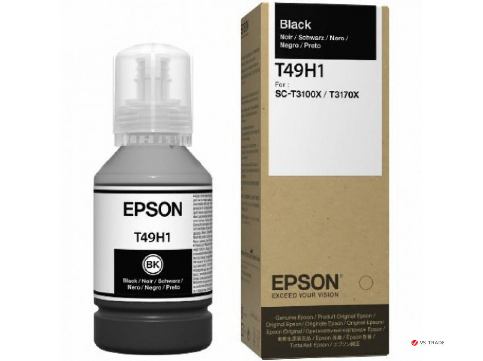 Картридж струйный Epson C13T49H100, SC-T3100x Black