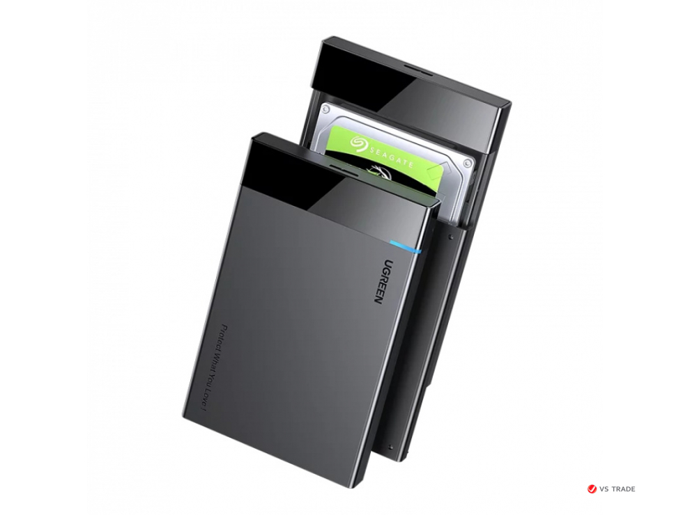 Внешний корпус Ugreen US221 50743 USB 3.1 To 2.5" SATA Hard Drive Enclosure