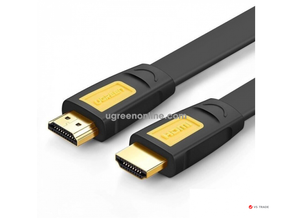 Кабель UGREEN HD101 HDMI Round Cable 15m (Yellow/Black)