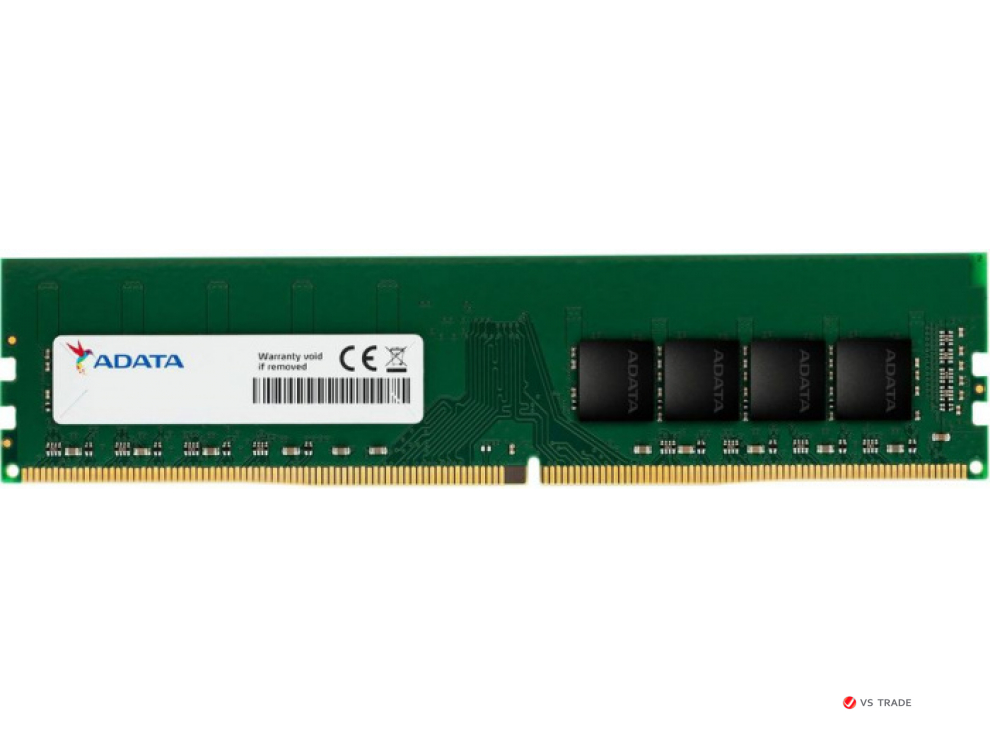 ОЗУ ADATA 8Gb 3200MHz DDR4 DIMM, CL22, 1.2v, AD4U32008G22-BGN, (OEM BULK PACK)