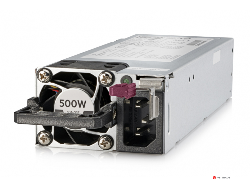 Блок питания 865408-B21 HPE 500W Flex Slot Platinum Hot Plug Low Halogen Power Supply Kit, Gen10