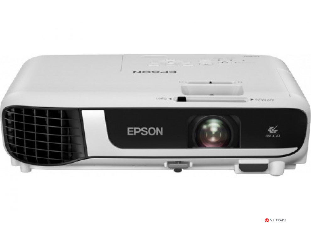 Проектор универсальный Epson EB-W51, 3LCD, 0.59" LCD, WXGA (1280?800), 4000lm, 16:10, 16000:1, VGA, RCA, HDMI, MHL, USB