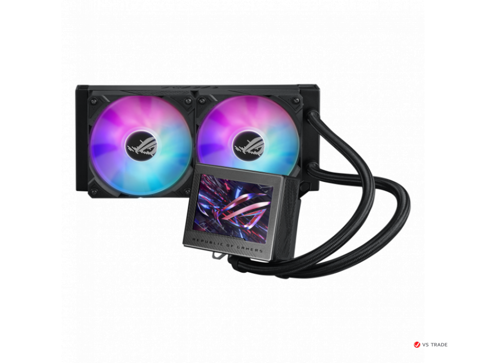 СЖО ASUS ROG RYUJIN III 240 ARGB, LCD COLOR Display, 2x120mm fan, PWM, 1700/AM5, ARGB, BOX