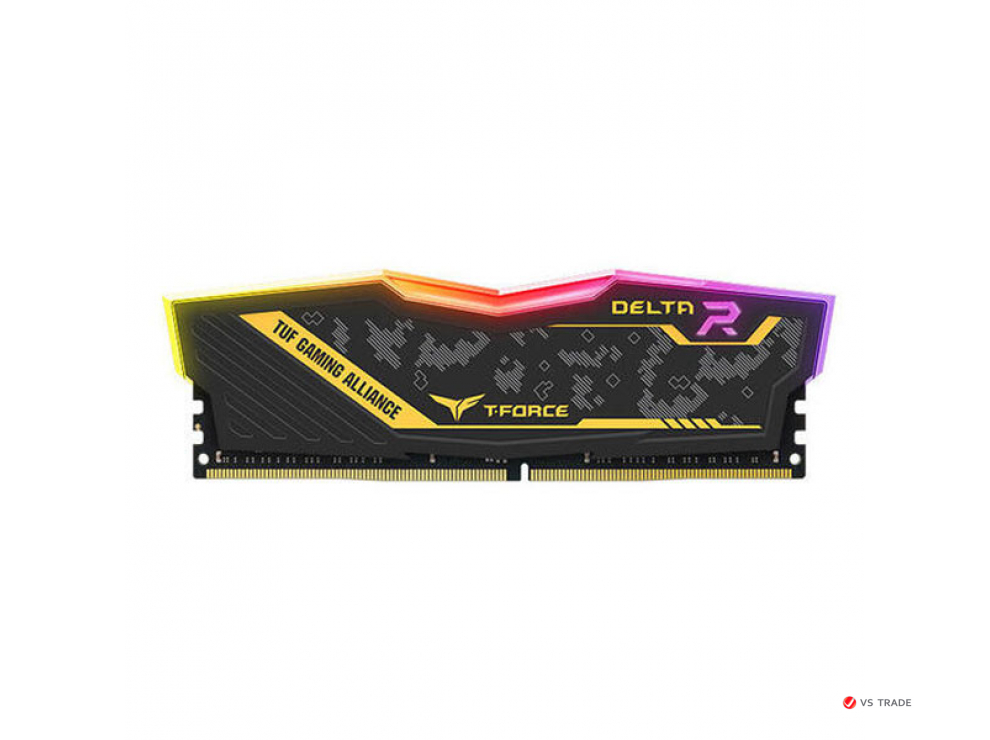 ОЗУ Team DELTA R TUF RGB YELLOW 16Gb/3200MHz CL16, 1.35V, TF9D416G3200HC16F01