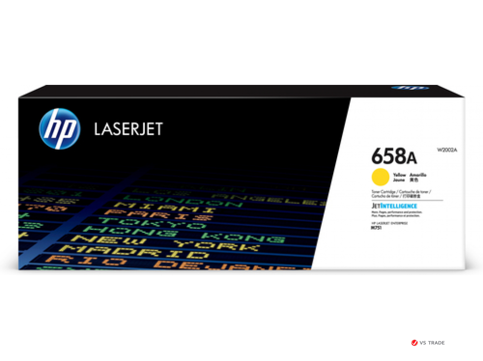 Картридж струйный HP 658A Yellow Original LaserJet Toner Cartridge (W2002A) 6000 стр
