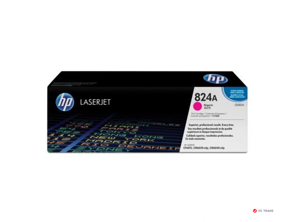Картридж лазерный HP CB383A, Пурпурный на 21000 страниц, для Color LaserJet CP6015/CM6030/CM6040