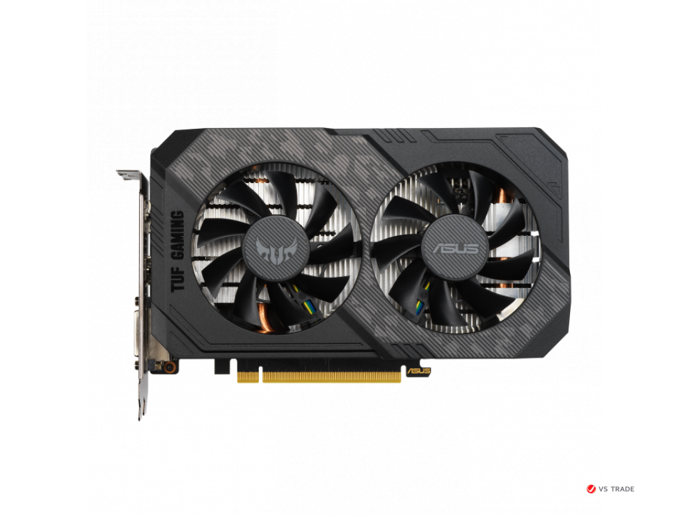 Видеокарта ASUS TUF-GTX1660TI-O6G-EVO-GAMING, 6Gb/192bit GDDR6, 2xHDMI, 1xDP, DVI-D, HDCP, BOX