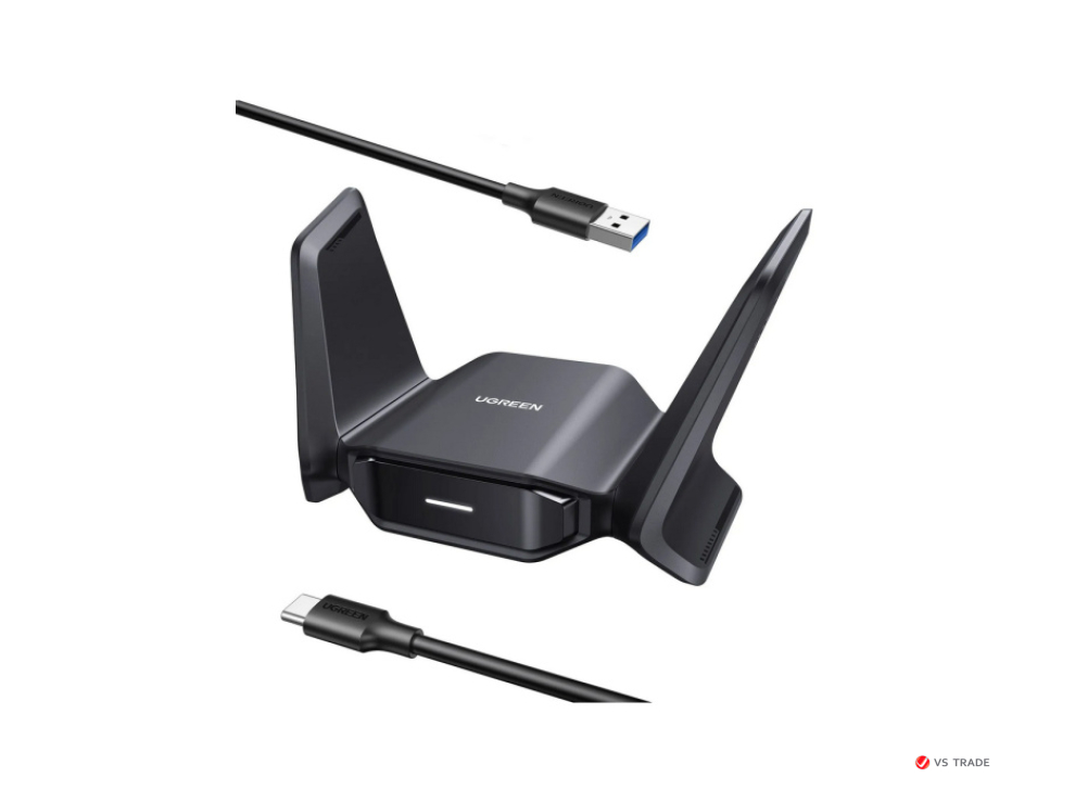 Беспроводной сетевой адаптер UGREEN CM995 65813 Wi-Fi7 BE6500 2.4GHz/5GHz/6GHz