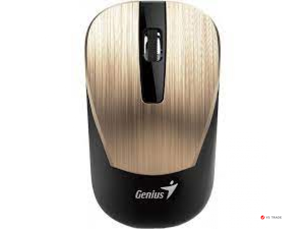 Беспроводная мышь Genius NX-7015,GOLD/BlueEye/2.4Ghz/1200dpi/31030019402