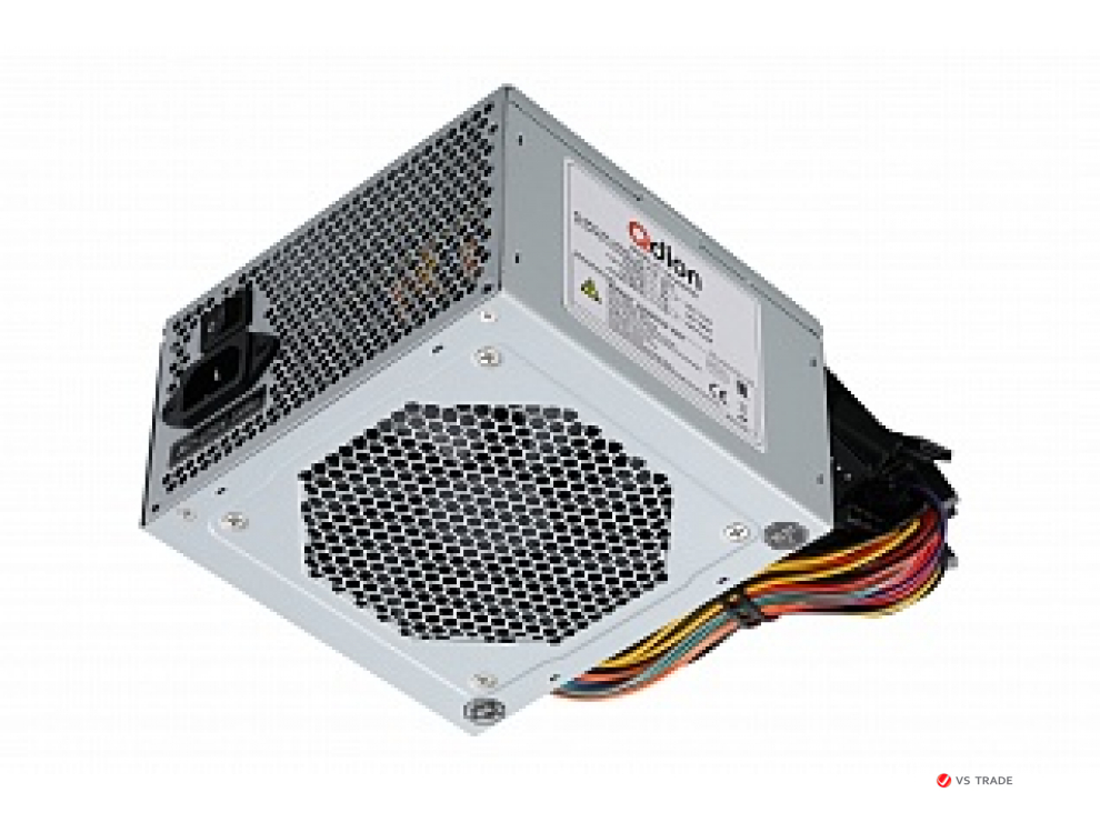 Блок питания ATX QD-400PNR, Ball Bearing Fan 12cm, 24+4pin, CPU4+4, 3*sata,2*molex,1*fdd pin, black coating OEM