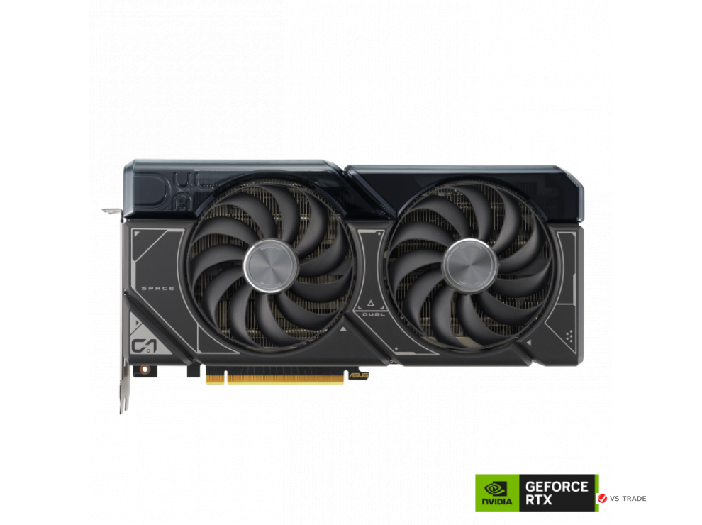 Видеокарта ASUS DUAL-RTX4070S-O12G, 12Gb GDDR6X, 192Bit Interface, 7168 Cuda Cores, HDMI, DP, BOX