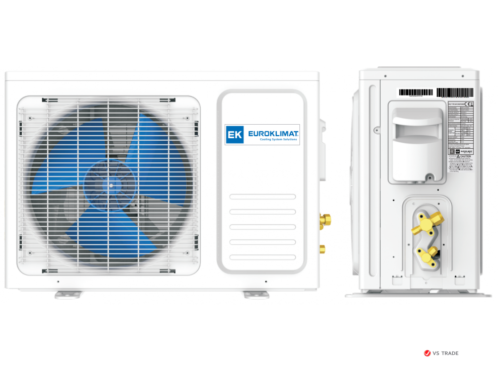 Наружный блок EUROKLIMAT EWOF-24HN1, фреон R410A, вн.бл. EWFO-24HRN1