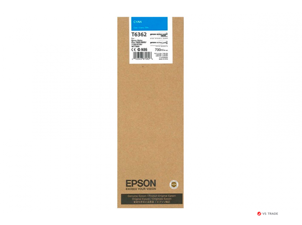 Картридж Epson C13T636200 Cyan 700 ml для Epson Stylus Pro 7900/9900