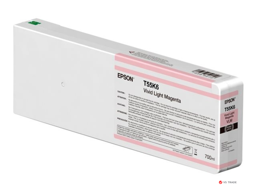 Картридж со светло-пурпурными чернилами Epson C13T55K60N UltraChrome HDX/HD 700ml