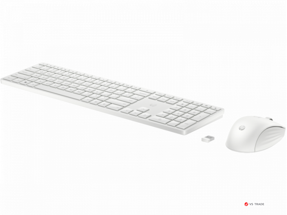 Клавиатура и мышь HP 4R016AA 650 Wireless Keyboard and Mouse Combo WHT RUSS