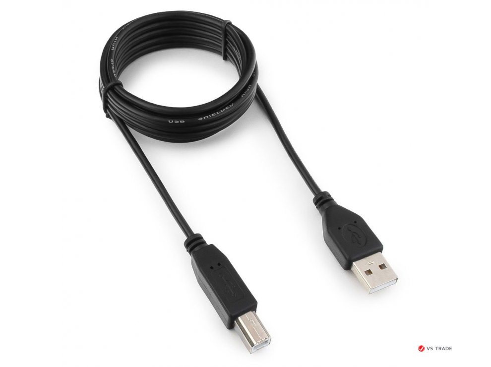 Кабель USB 2.0 Гарнизон GCC-USB2-AMBM-1.8M, AM/BM, 1.8м, пакет