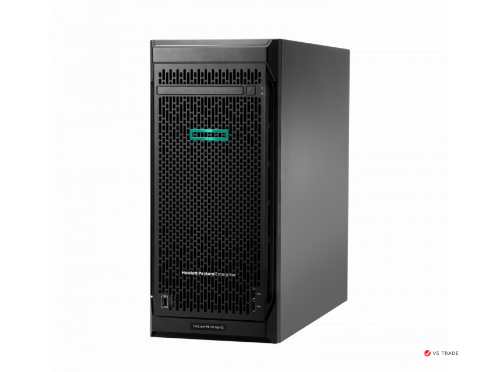 Сервер HPE ML110 Gen10 P21439-421 (Xeon3206(8C-1.9G)/ 16GB SR/ 4 LFF LP/ S100i SATA RAID/ 2x1GbE/ 1x550Wp/ 3yw)