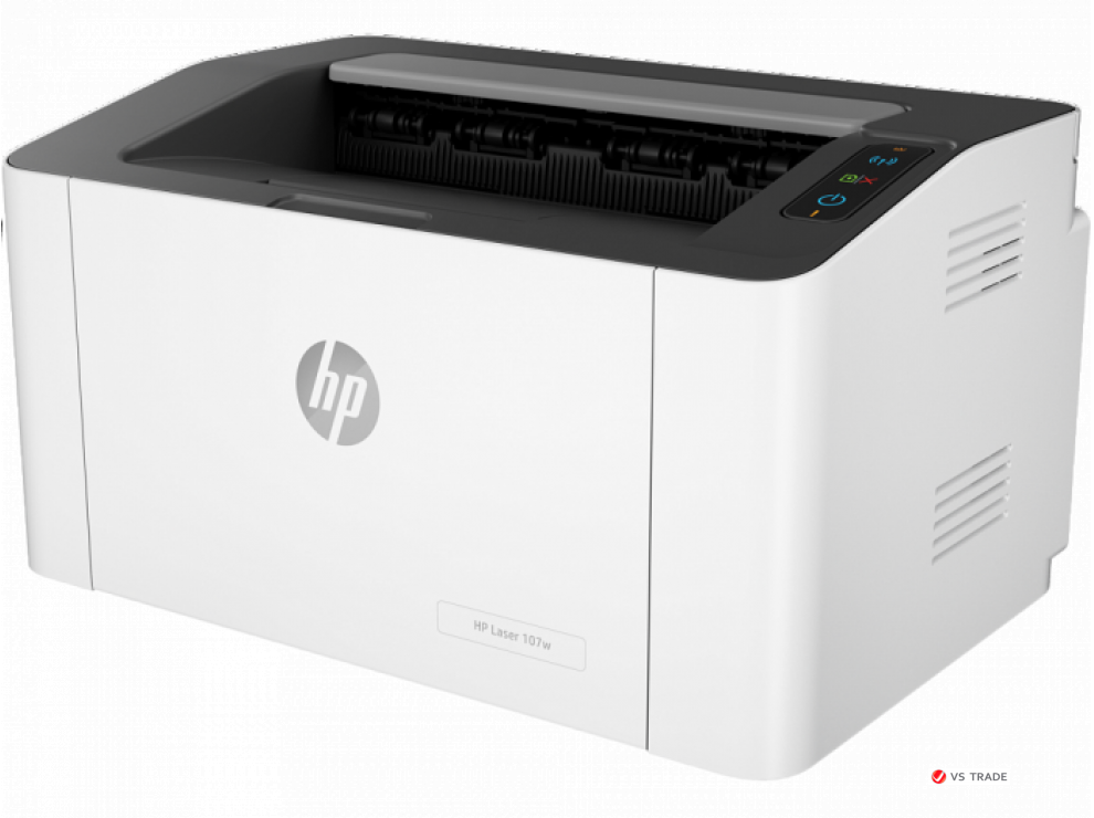 Принтер лазерный HP 4ZB78A Laser 107w Printer, A4, 1200x1200dpi, Hi-Speed USB 2.0 port