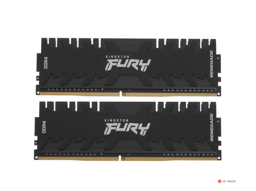 ОЗУ Kingston FURY Renegade RGB 16Gb(8Gb*2)/4800 DDR4 DIMM, CL19, KF448C19RBK2/16