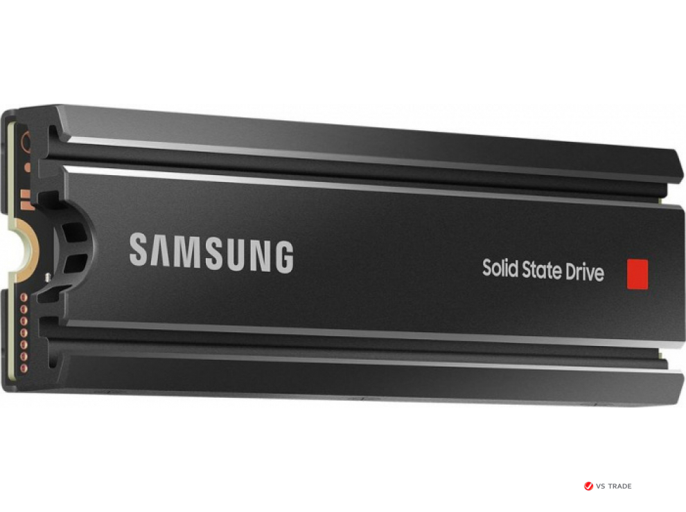 Твердотельный накопитель SSD Samsung 980 PRO (с радиатором), MZ-V8P1T0CW [1 ТБ, M.2 2280 PCI-E, чтение: 7000 МБ/с