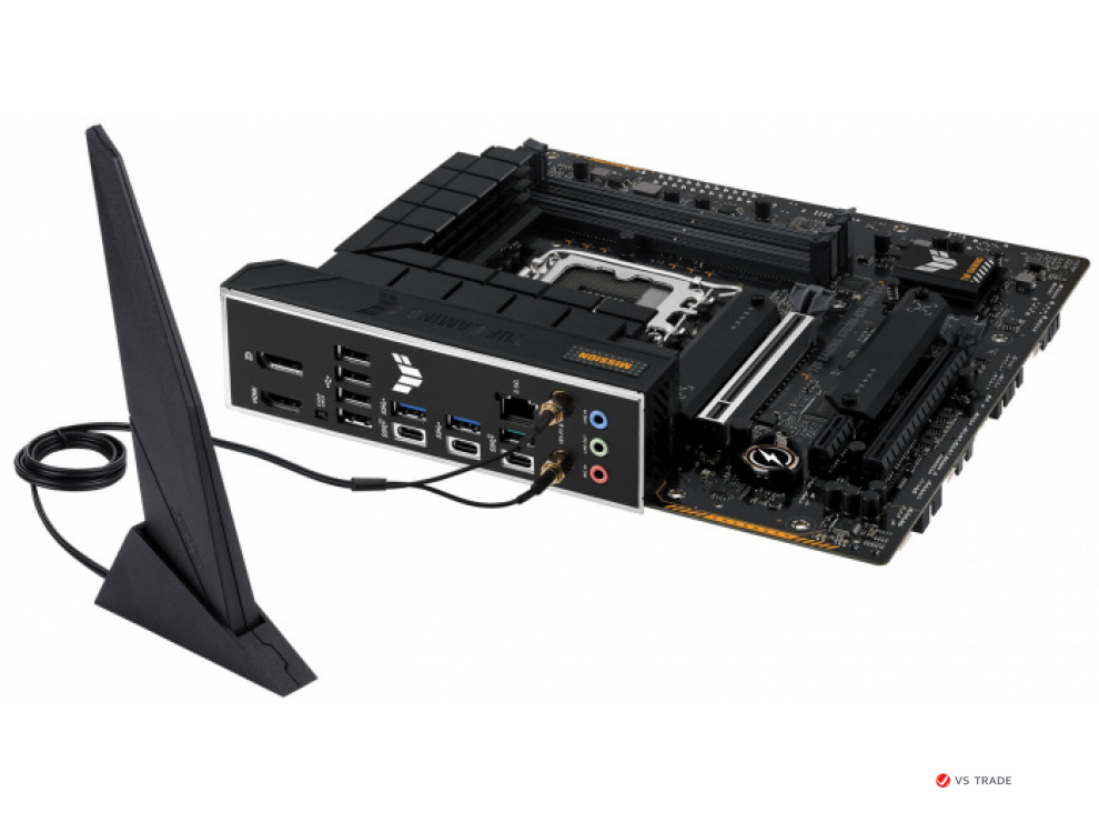 Сист. плата ASUS TUF GAMING B760M-BTF WIFI D4,  B760, 1700, 4xDDR4, 2xPCI-Ex16, PCI-Ex1, 2xM.2, 4xSATA, DP, HDMI, BOX