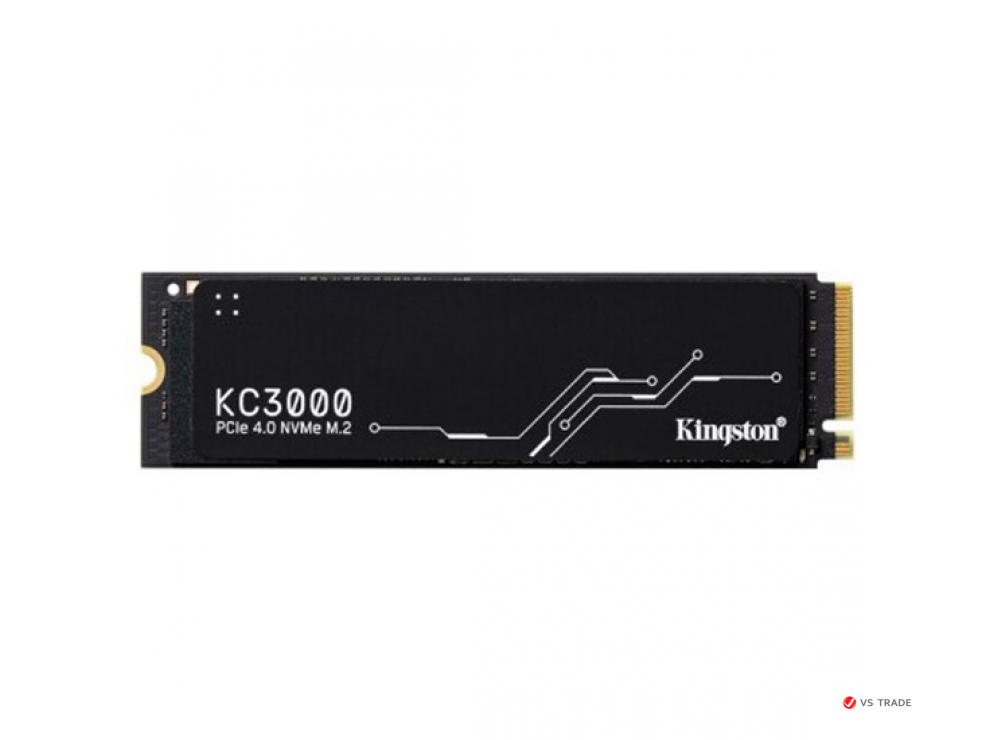 Твердотельный накопитель Kingston 512 GB, KC3000, M.2, PCIe 4.0