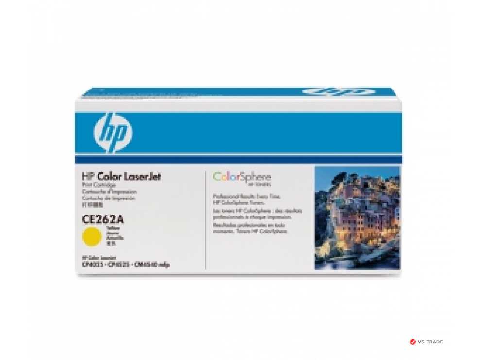 Картридж HP CE262A (648A) желтый