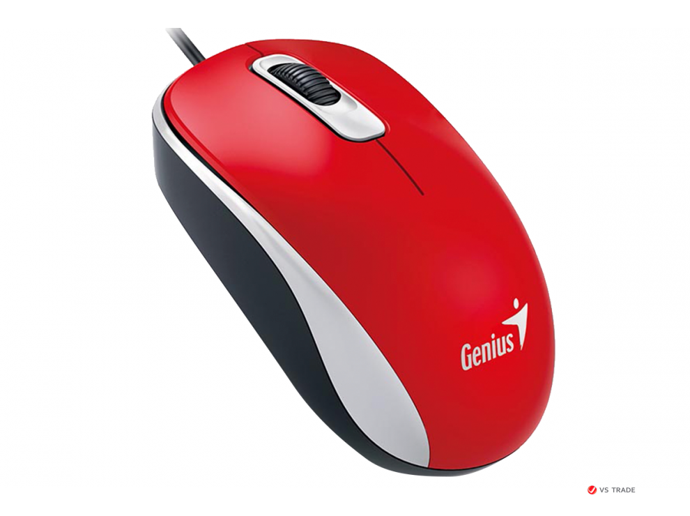 Мышь оптическая  Genius DX-110, Red, G5