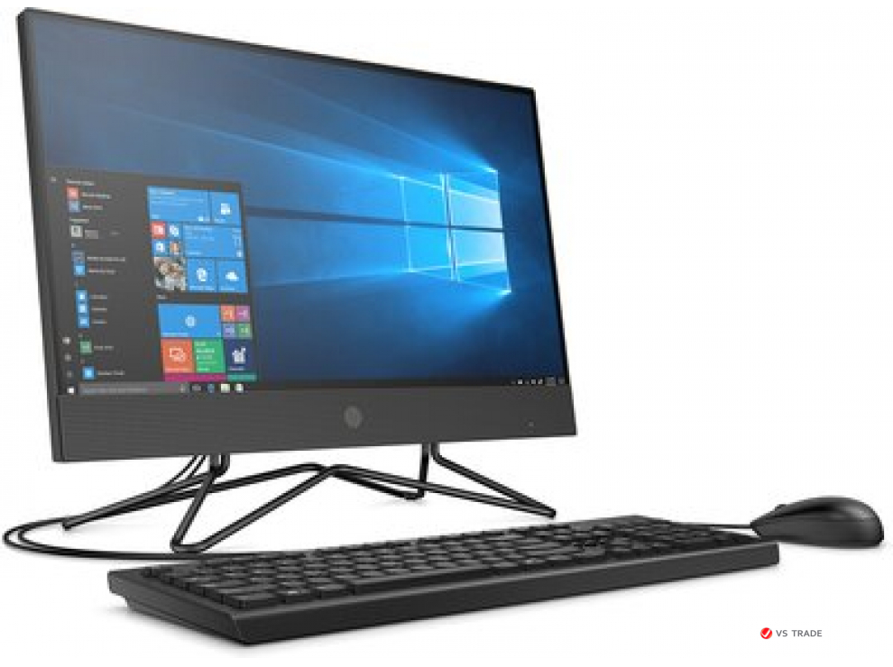 Моноблок HP 200 G4 i3-10110U 21.5in AiO,IPS,8GB,1TB HDD,W10p64,DVD-WR,1yw,kdb,mouseUSB,AC 1x1 BT 4.2,Iron Gray