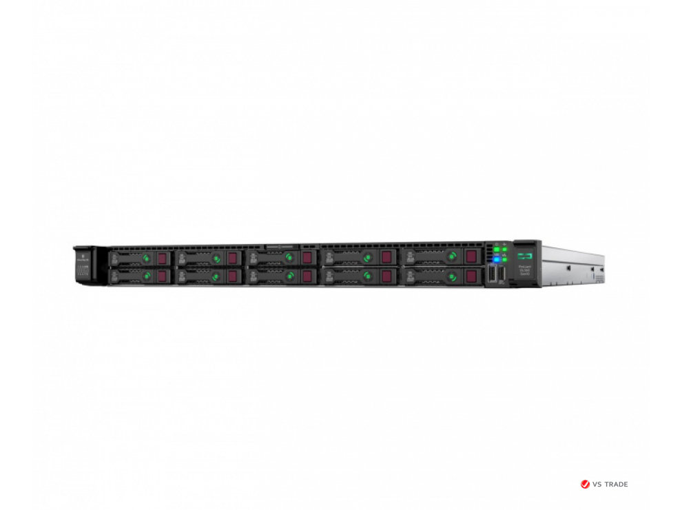 Сервер HPE DL360 Gen10 (2xXeon4208(8C-2.1G)/ 4x16GB 2R/ 8 SFF SC/ P408i-a 2GB Batt/ 4x1GbE FL/ 1x500Wp/ 3yw)