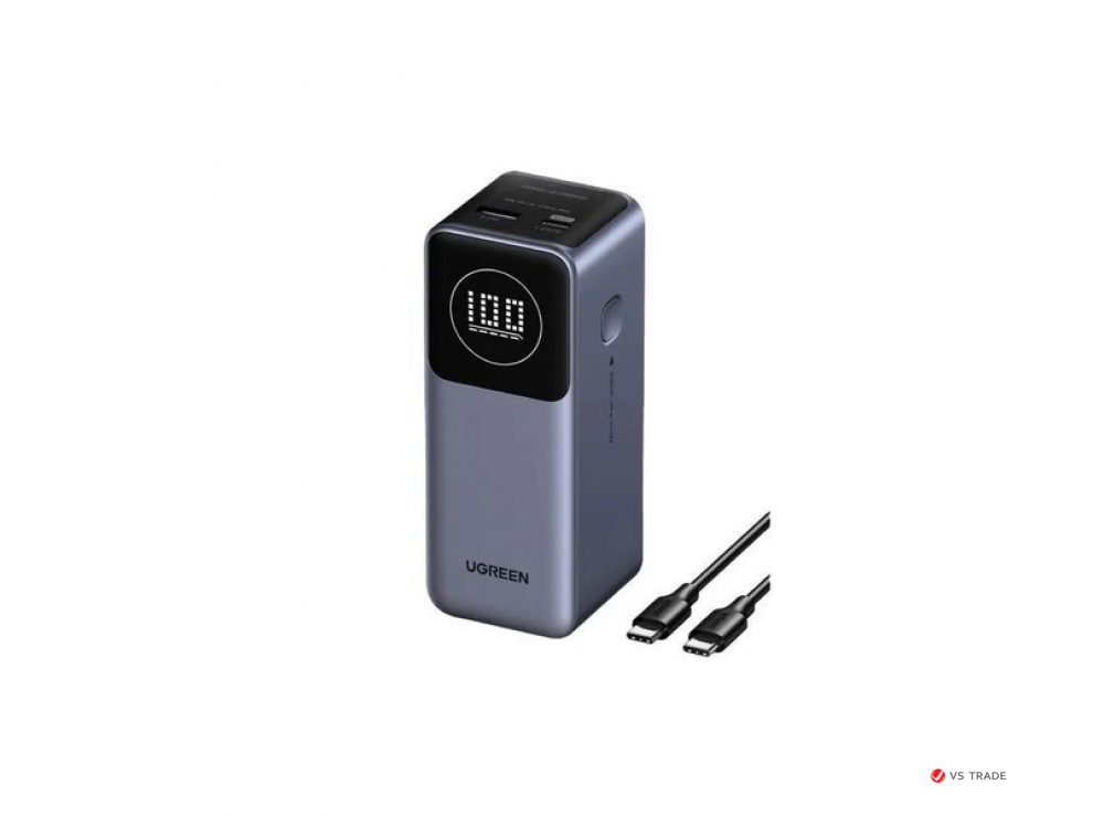 Пауэрбанк Ugreen 20000mAh Fast Charging PB721 35524B 130W USB A, 2 x USB-C