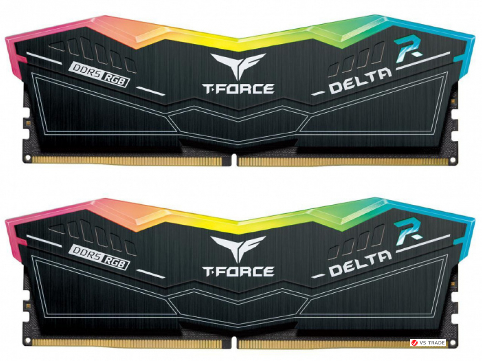 ОЗУ Team Group, T-Force Delta RGB 96 GB Kit, DDR5 (2x48GB), 6800Mhz, CL36-46-46-84,  1.4V, FF3D596G6800HC36DDC01