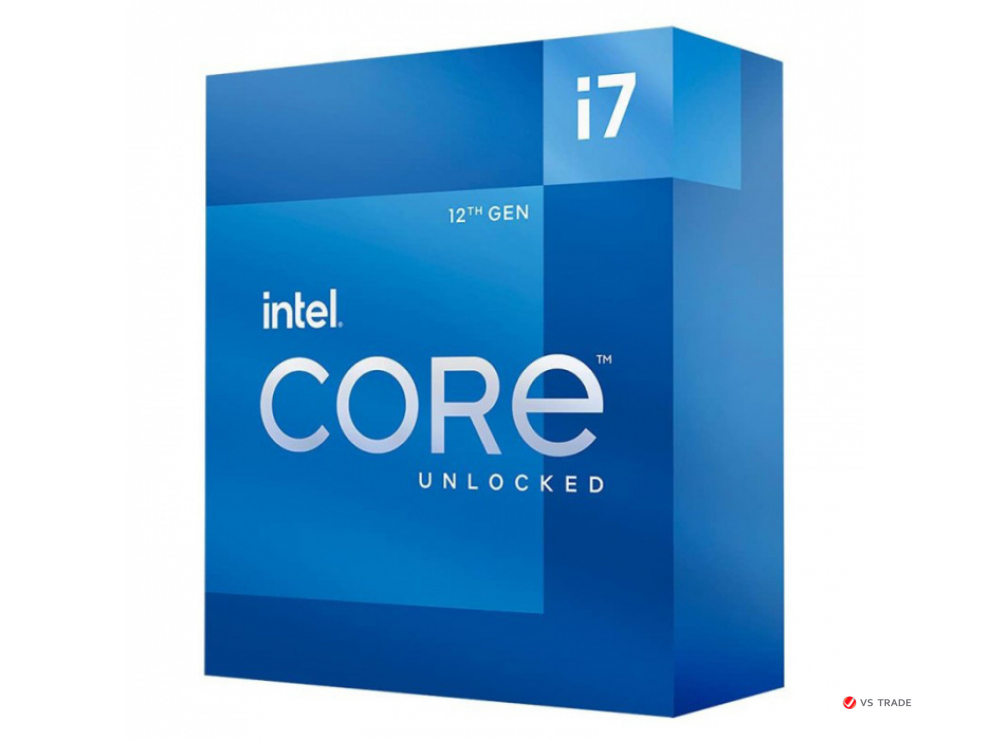 Процессор Intel Core i7-12700KF(3.6 GHz), 25M, 1700, BX8071512700KF, BOX