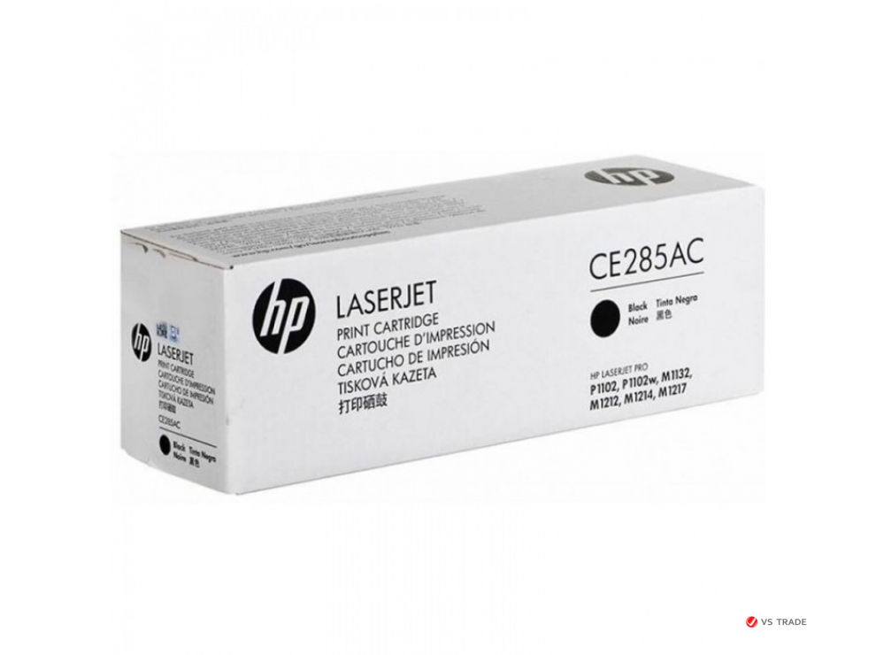 Картридж лазерный HP CE285AC, черный