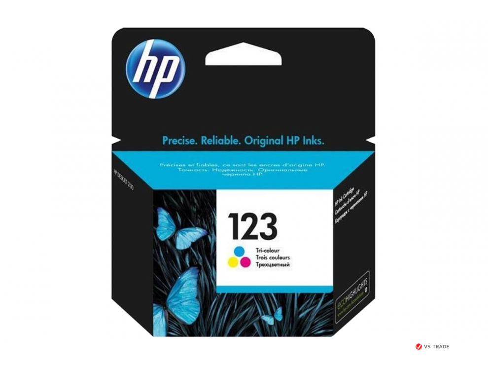 Оригинальный струйный картридж HP 123