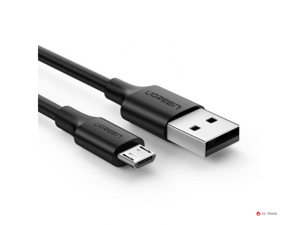 Кабель Ugreen US289 Micro USB Male To USB 2.0 A  Male Cable 1.5M (Black), 60137
