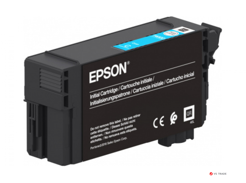 Картридж струйный Epson C13T40D240, голубой, Singlepack UltraChrome XD2 Cyan T40D240 , 50ml