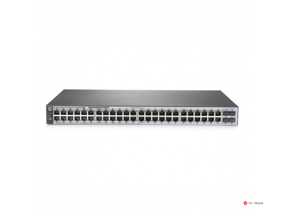 Коммутатор J9984A HPE OfConnect 1820 (370W) L2 Switch (24xRJ-45 10/100/1000 PoE+, 24xRJ-45 10/100/1000, 4xSFP 100/1000)