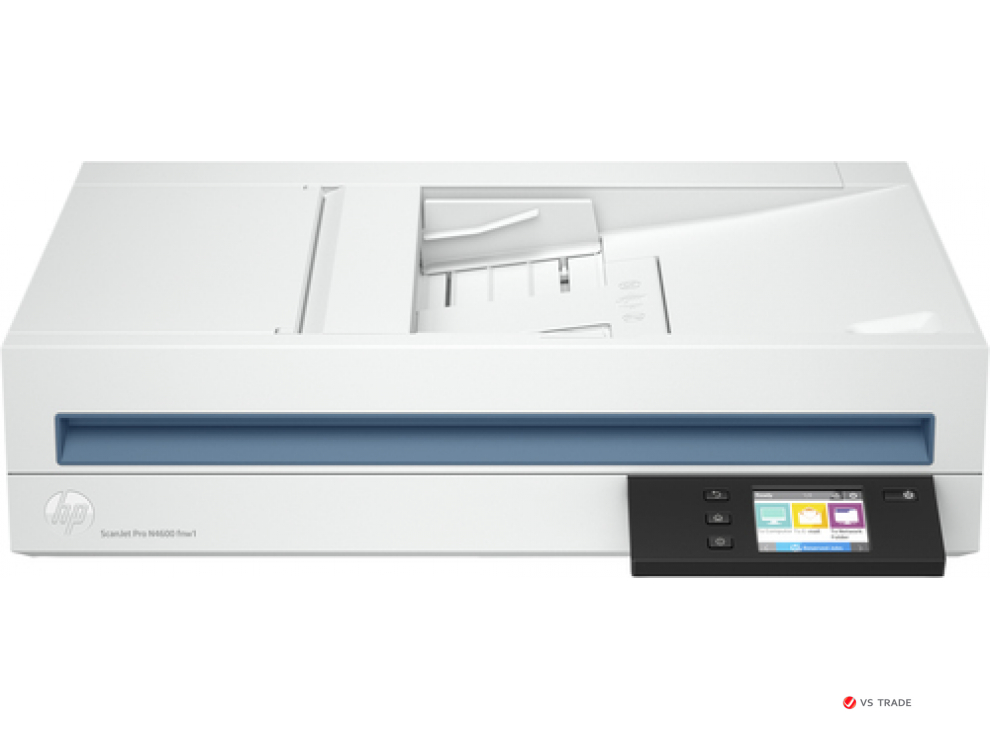 Сканер планшетный HP SJ Pro N4600 fnw1 20G07A, А4, 40 стр/80 изоб/мин, 6000 стр/день, ADF, Duplex однопрох, LAN,USB,WIFI