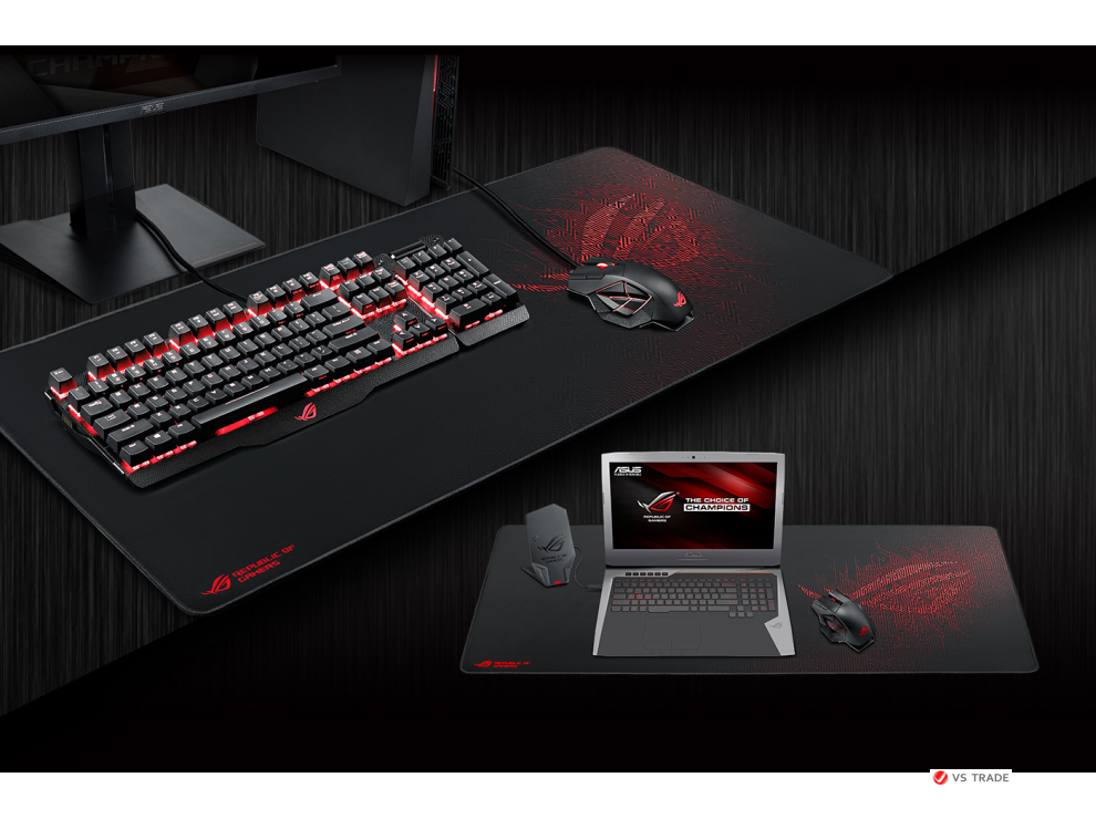 Игровой коврик для мыши ASUS NC01-1A ROG SHEATH, 900x440x3 mm