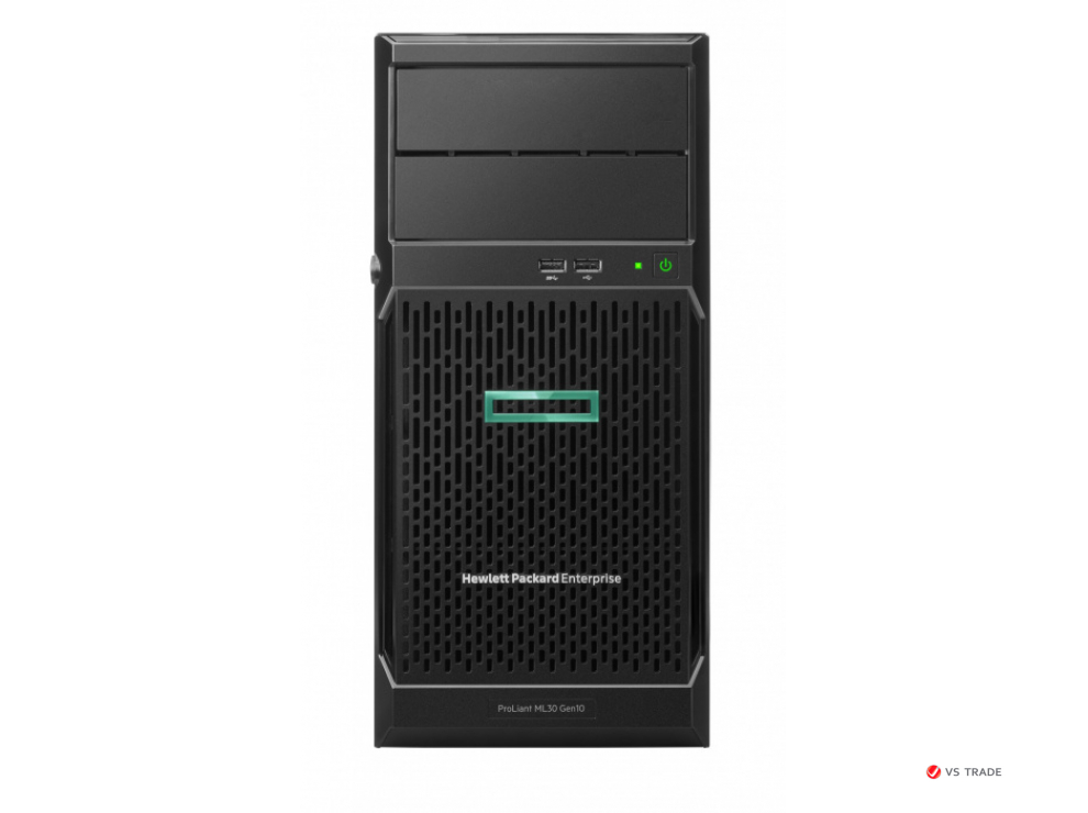 Сервер HPE P16930-421 ML30 Gen10 (Xeon E-2224(4C-3.4G)/ 1x16GB ECC/ 8 SFF SC/ 1xM.2 PCIe/ SATA RAID/ 2x1GbE/ 500W/ 1 yw)