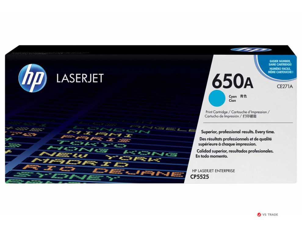 Картридж HP LaserJet CE271A Cyan Print Cartridge for Color LaserJet CP5525