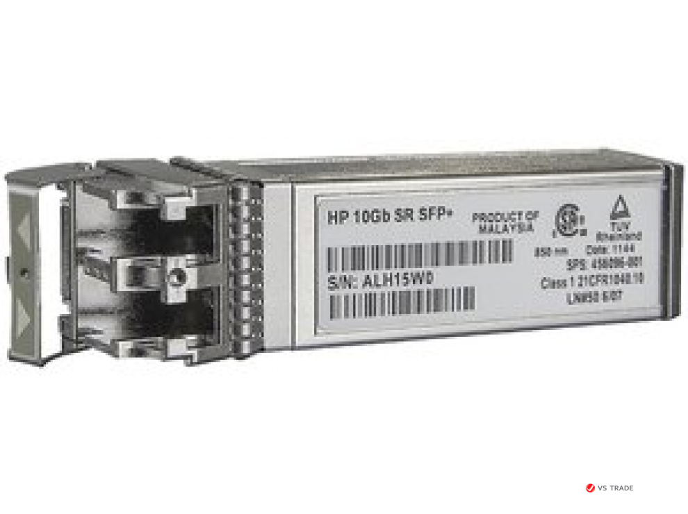 Трансивер оптический 455883-B21 HPE BladeSystem c-Class 10Gb SFP+ SR Transceiver