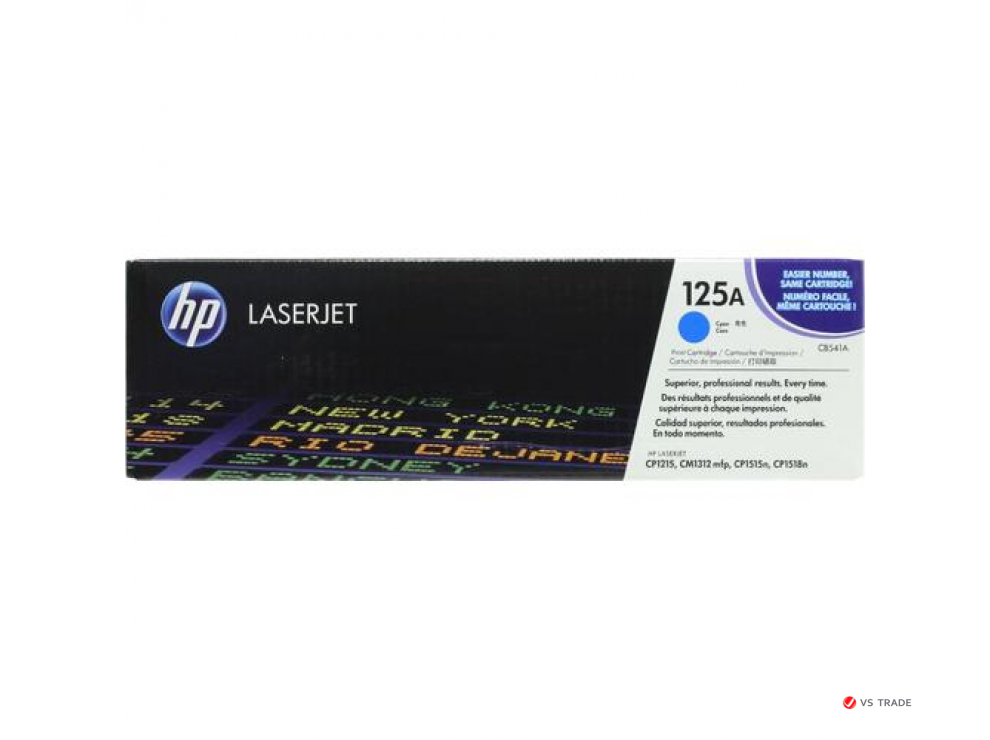 Картридж лазерный HP CB541A, голубой, для НР Color LaserJet CM1312, CM1312nfi, CP1215, CP1515n